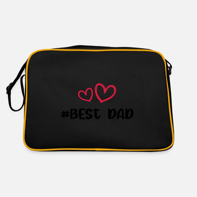 Best Dad Herz Liebe Retro Tasche