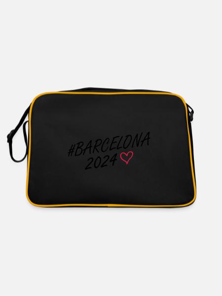 Barcelone 2024 Heart Trip - Sac Retro - noir/or - Dos