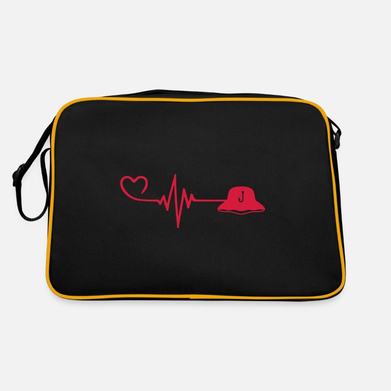 Chapeau de pêche Heartbeat Pêche Sac Retro