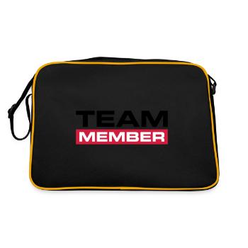 Team Member - Retro Bag - black/gold - Back