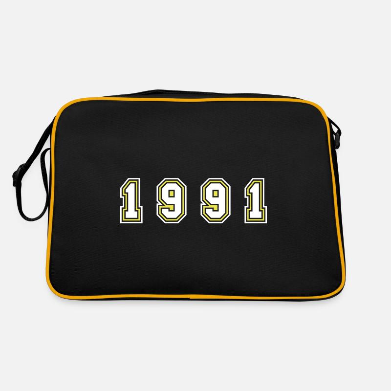 1991 Year Number Retro Bag