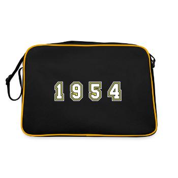 Numéro de l’année 1954 - Sac Retro - noir/or - Dos