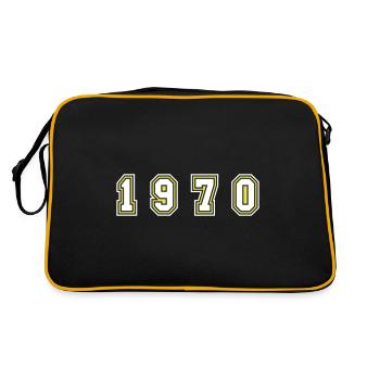 Numéro de l’année 1970 - Sac Retro - noir/or - Dos