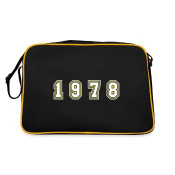 Numéro de l’année 1978 - Sac Retro - noir/or - Dos