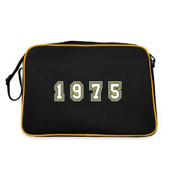 Numéro de l’année 1975 - Sac Retro - noir/or - Dos
