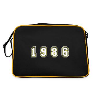 Numéro de l’année 1986 - Sac Retro - noir/or - Dos