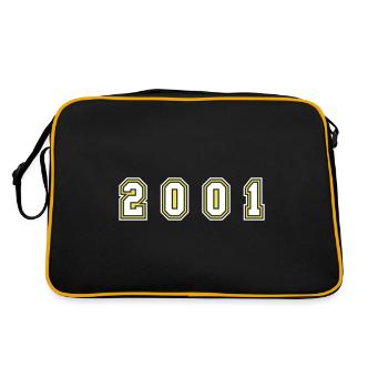 Numéro de l’année 2001 - Sac Retro - noir/or - Dos