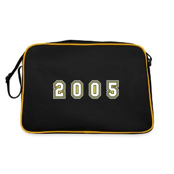 2005 Year Number - Retro Bag - black/gold - Back