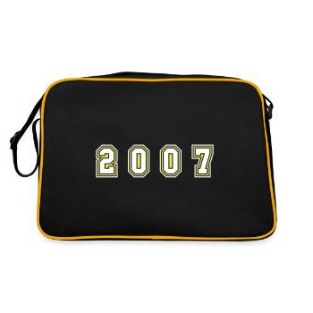 Numéro de l’année 2007 - Sac Retro - noir/or - Dos