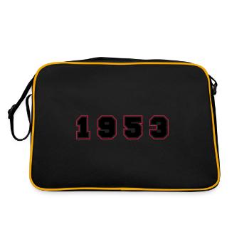 Numéro de l’année 1953 - Sac Retro - noir/or - Dos