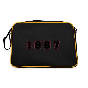 Numéro de l’année 1967 - Sac Retro - noir/or - Dos