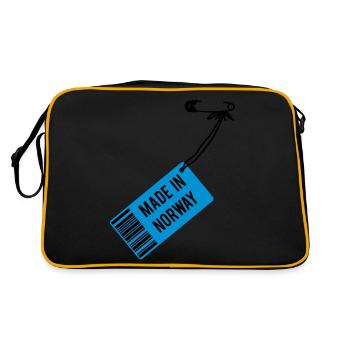 Fabriqué en Norvège - Sac Retro - noir/or - Dos