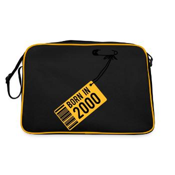 Birthday - Born in 2000 - Retro Bag - black/gold - Back