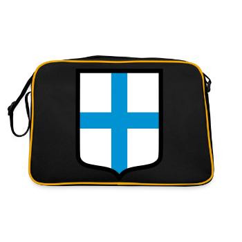 Blason Marseille (K) - Sac Retro - noir/or - Dos