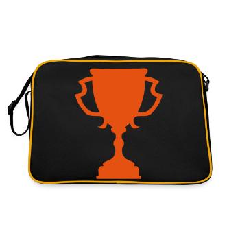 Cup-Trophäe Sport-Trophäe Trophäe - Retro Tasche - Schwarz/Gold - Hinten
