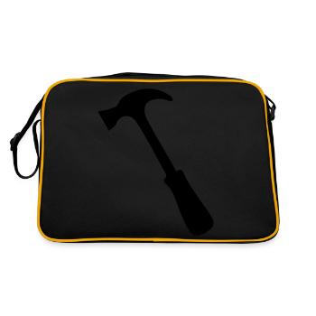 Hammer - Retro Bag - black/gold - Back