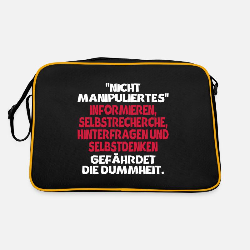Nicht Manipuliertes Retro Tasche