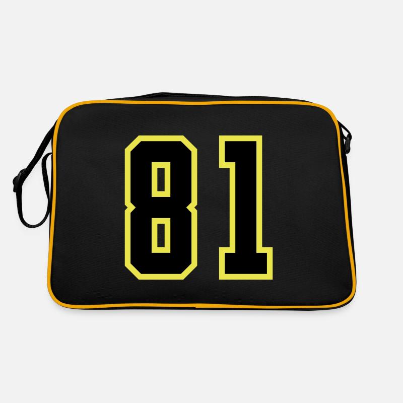 Maillot à numéros 81 Sac Retro