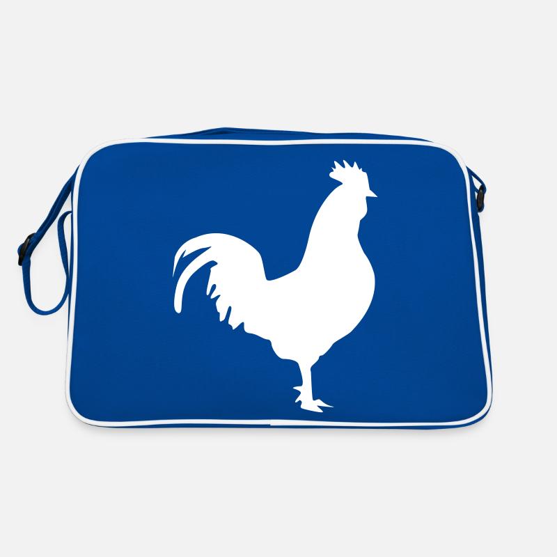 rooster silhouette Retro Bag