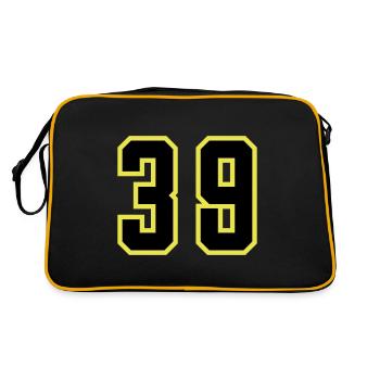 39 Number Leotard - Retro Bag - black/gold - Back