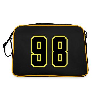 98 Number Leotard - Retro Bag - black/gold - Back