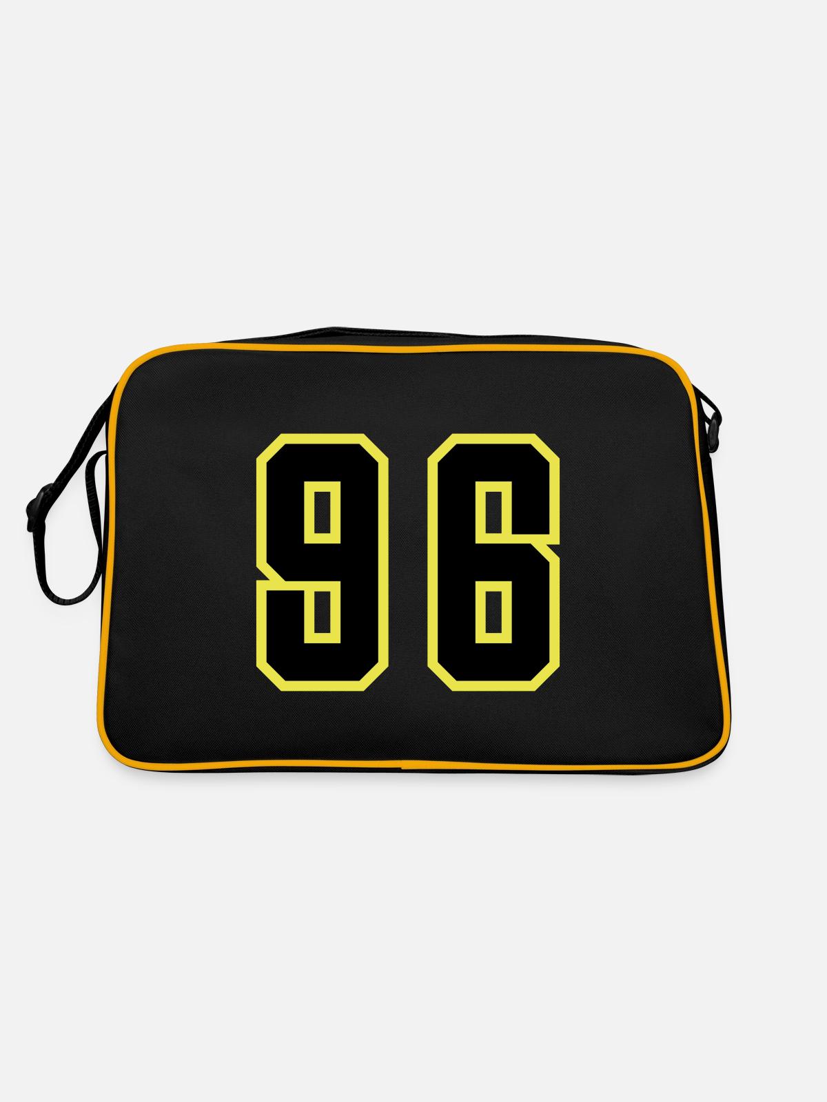 96 Number Leotard - Retro Bag - black/gold - Back