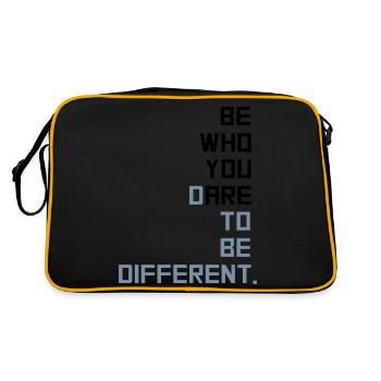 diversity - Retro Bag - black/gold - Back