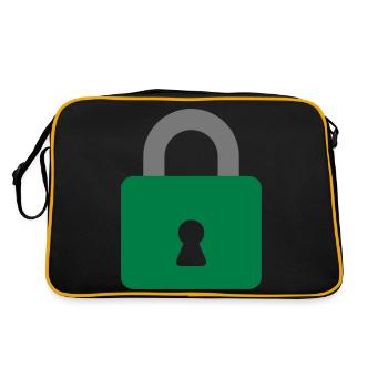 Cadenas - Sac Retro - noir/or - Dos