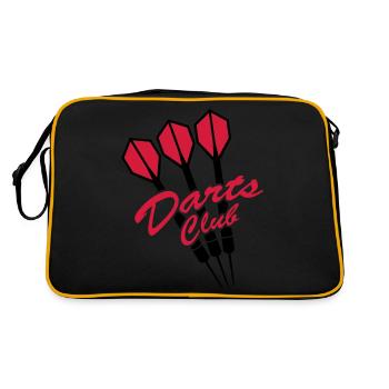Darts Club - Sac Retro - noir/or - Dos
