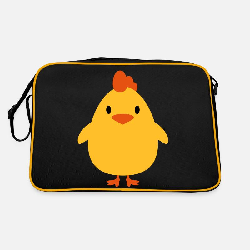 Süßes Kleines Hahn Küken Retro Tasche