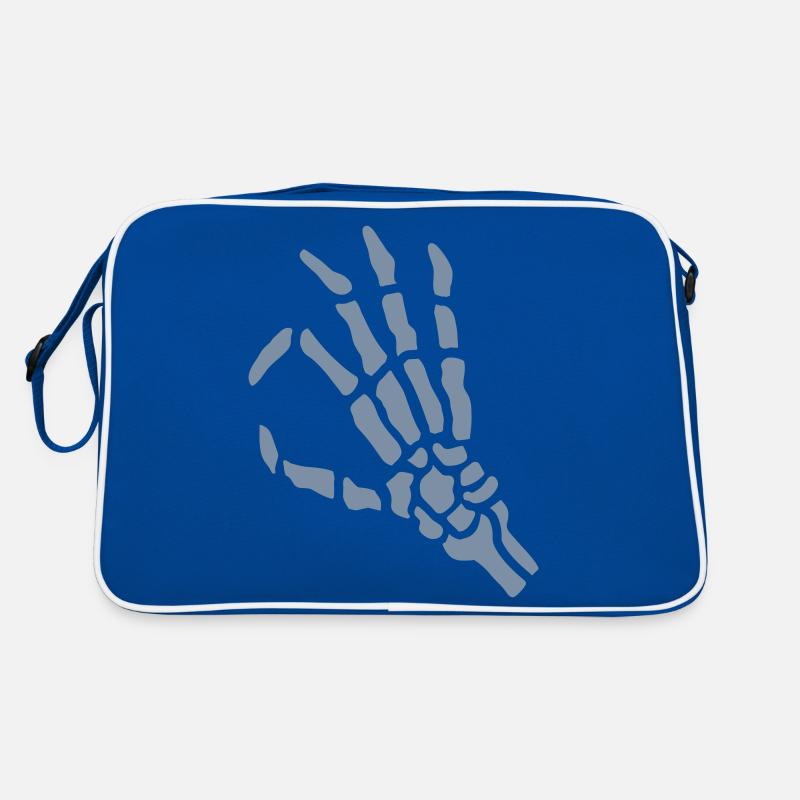 Hand Gesture Skeleton Hole Retro Bag