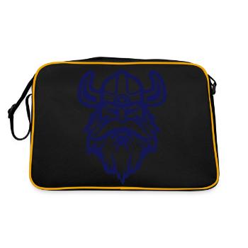 Viking - Retro Bag - black/gold - Back