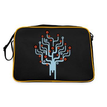 baum2_3f - Retro Bag - black/gold - Back