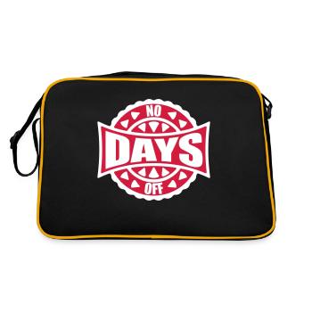 pas de jours de congé devis - Sac Retro - noir/or - Dos