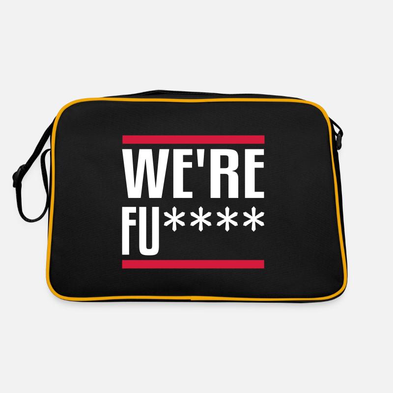 We are fu****! Wahlen 2024 in den USA. Retro Tasche