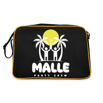 Malle 2024 Mallorca Saying - Retro Bag - black/gold - Back