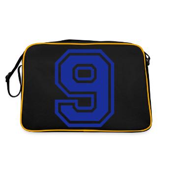 9 - Retro Bag - black/gold - Back