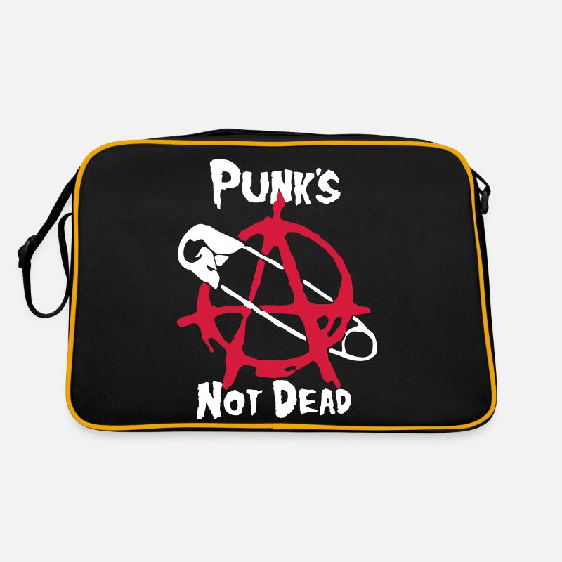 Punks Not Dead Retro Tasche