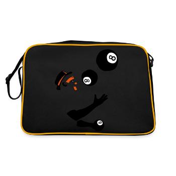 juggler ball billiards 8 - Retro Bag - black/gold - Back