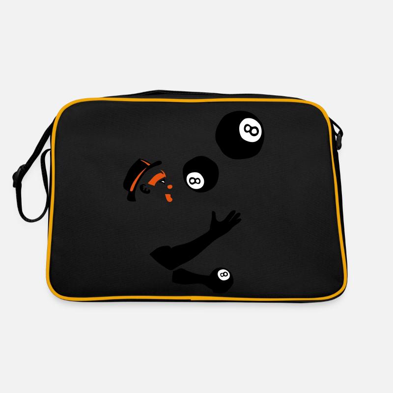 jongleur boule billard 8 Sac Retro