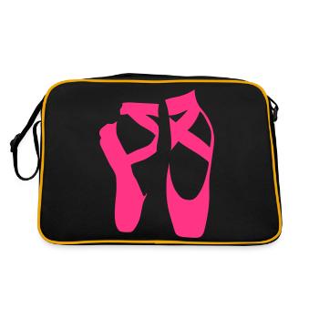 danse pointe ballet 2 ballerine classiqu - Sac Retro - noir/or - Dos