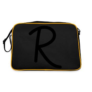 R - Retro Bag - black/gold - Back