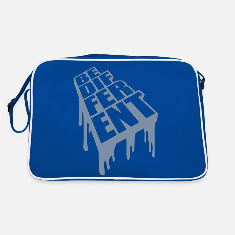 Be different Logo Design Retro Bag
