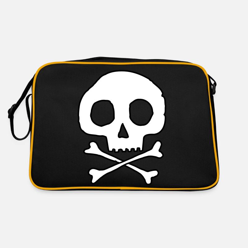 Crâne et os Sac Retro