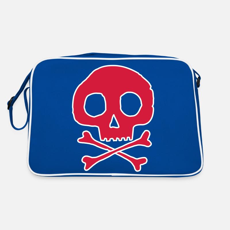 Crâne et os Sac Retro