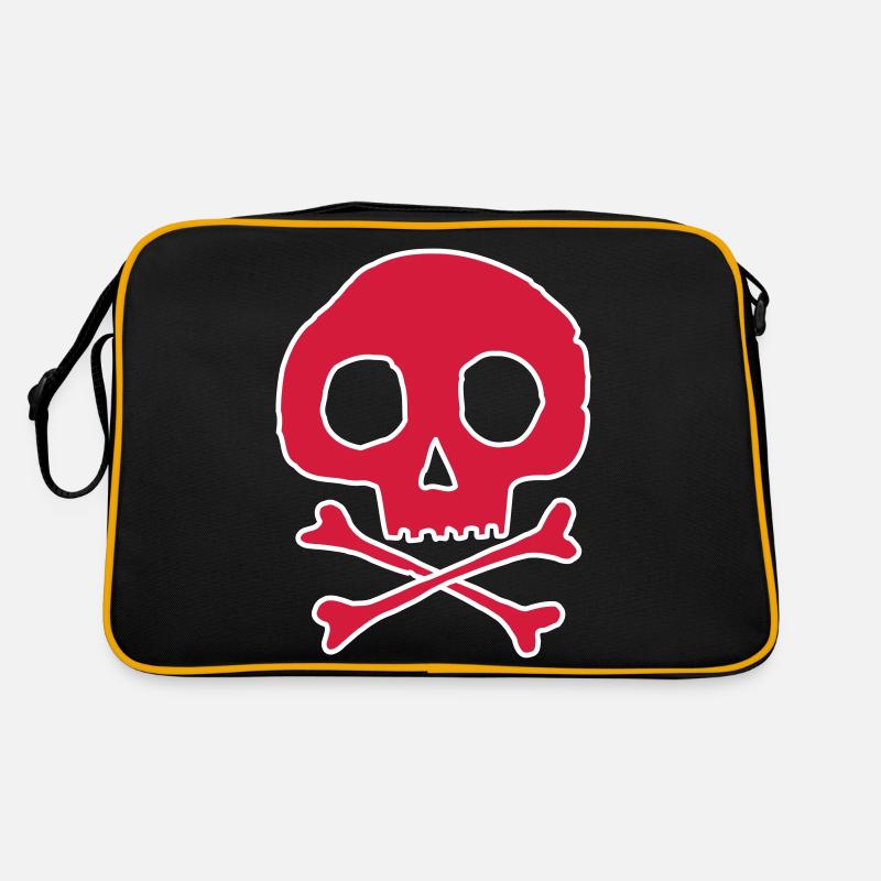 Skull and bones Retro Bag