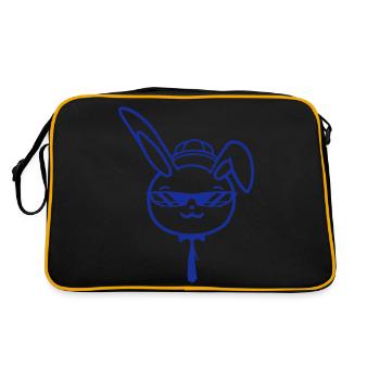 Lunettes de soleil lapin Cappy cravate Cool Hat Comic - Sac Retro - noir/or - Dos