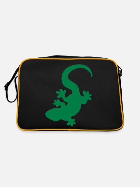 lizard - Sac Retro - noir/or - Dos