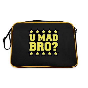 u_mad_bro_c2 - Sac Retro - noir/or - Dos