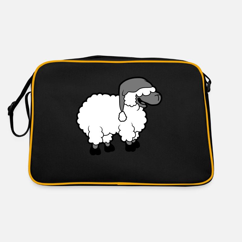 Funny Sleep Sheep Retro Bag